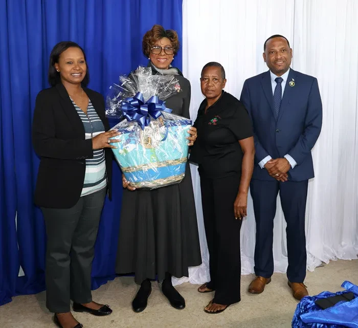 Governor General Dame Cynthia Pratt makes special visit with youngsters and seniors in West Grand Bahama