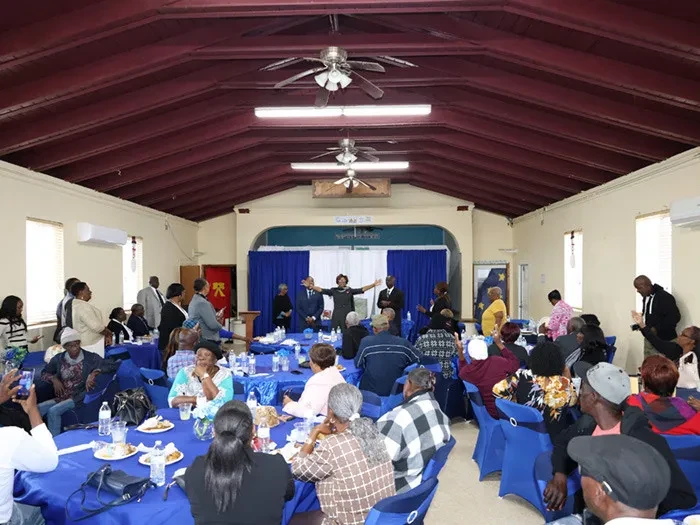 Governor General Dame Cynthia Pratt makes special visit with youngsters and seniors in West Grand Bahama