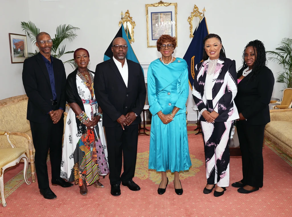 Genesis Junkanoo Group has courtesy call at Government House