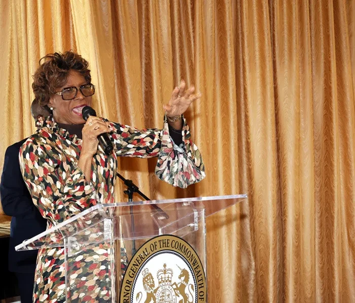 The Governor General recognizes the work of staff at an Awards Luncheon