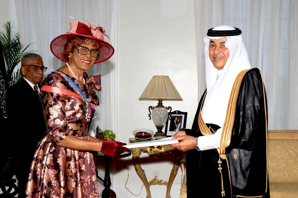 The Governor General accepts Credentials from the Ambassador-Designate of Saudi Arabia