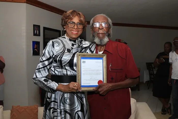 The Governor General attended the 100th birthday celebration for Mr. Courtney Murray Forbes