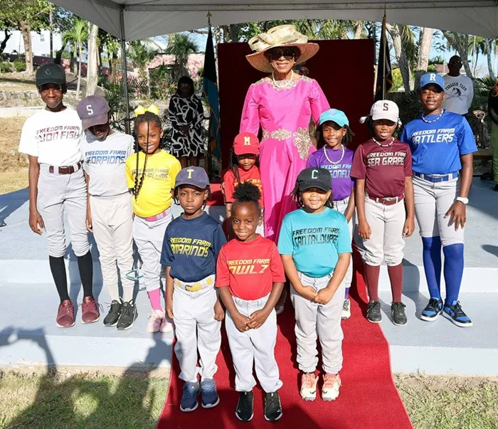 Governor General Dame Cynthia welcomes Freedom Farm Baseball League
