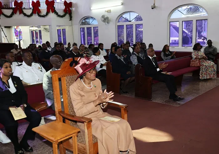 The Governor General attends a Church Service of Thanksgiving and Praise