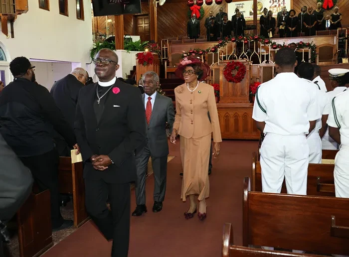 The Governor General attends a Church Service of Thanksgiving and Praise