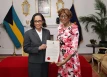 Madam Senior Justice Deborah Fraser, sworn in as Acting Chief Justice